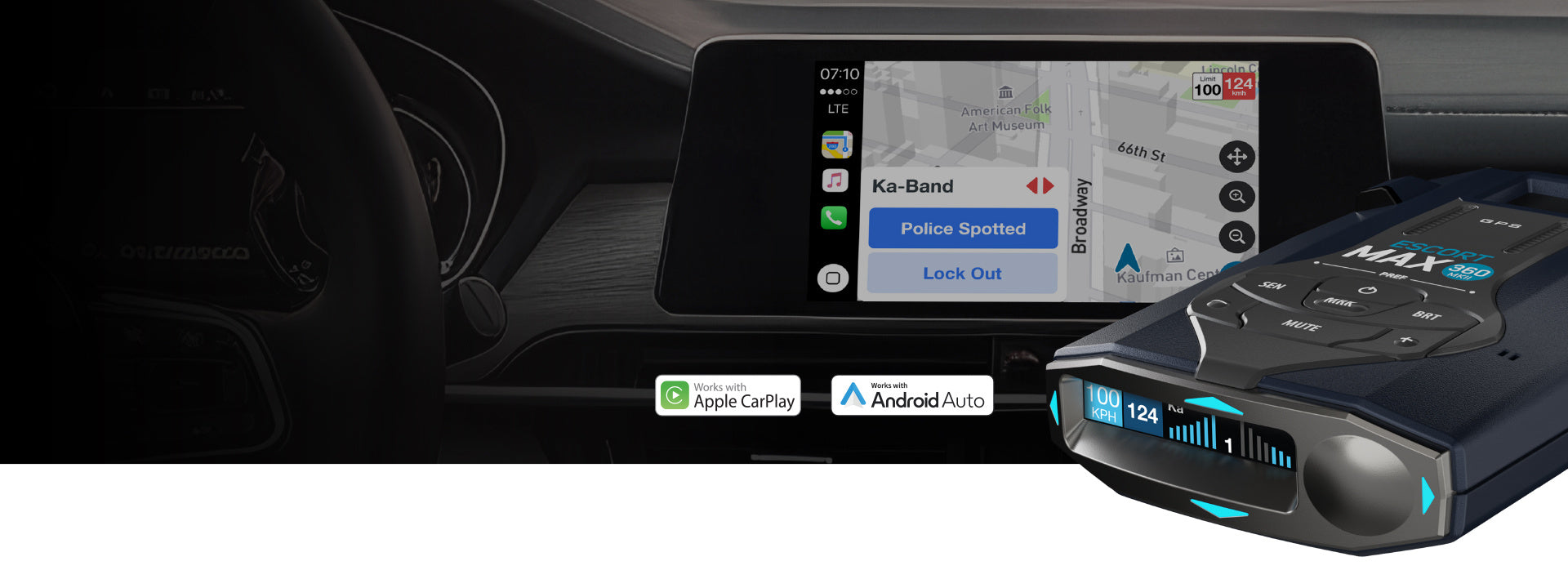 MAX 360c MKII radar detector hero banner