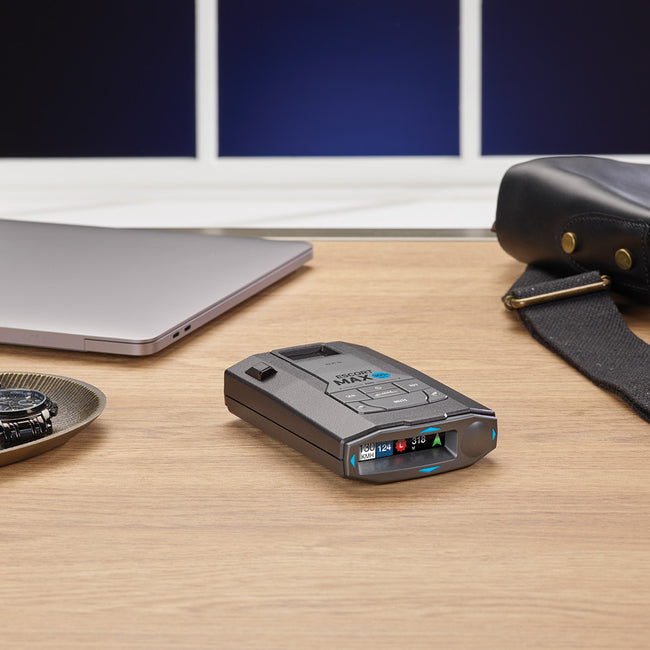 MAX 360c MKII on tabletop with laptop image