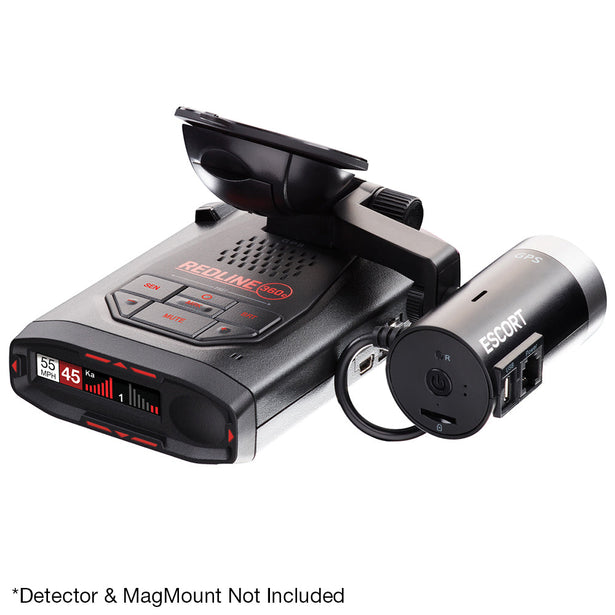 Escort M2 smart dash cam product image attached to redline 360c