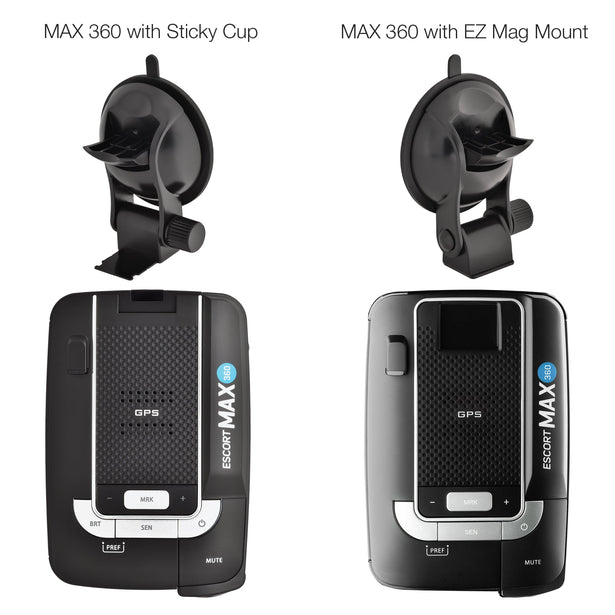 Difference between MAX 360 stickycup old and new EZ mag mount
